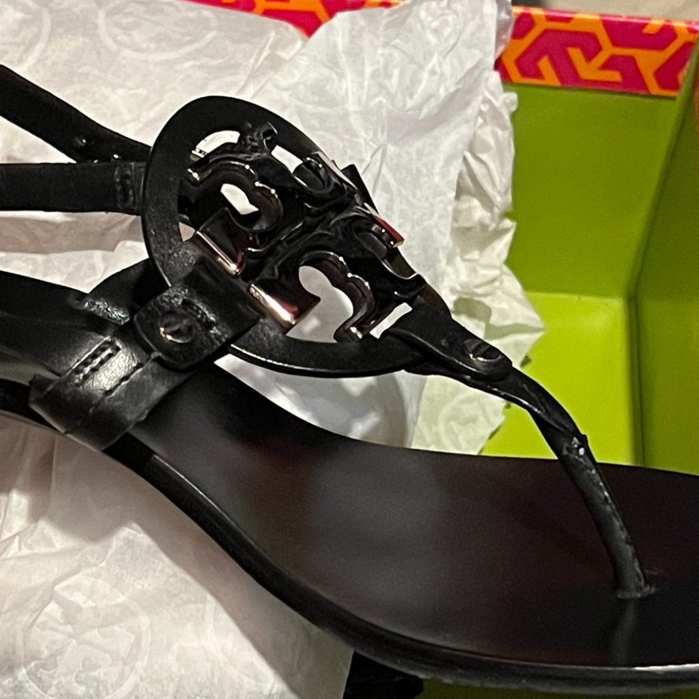 Holly 2 Tory Burch leather sandal - Picture 5 of 5